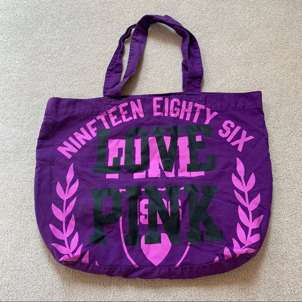 Victoria’s Secret pink tote bag